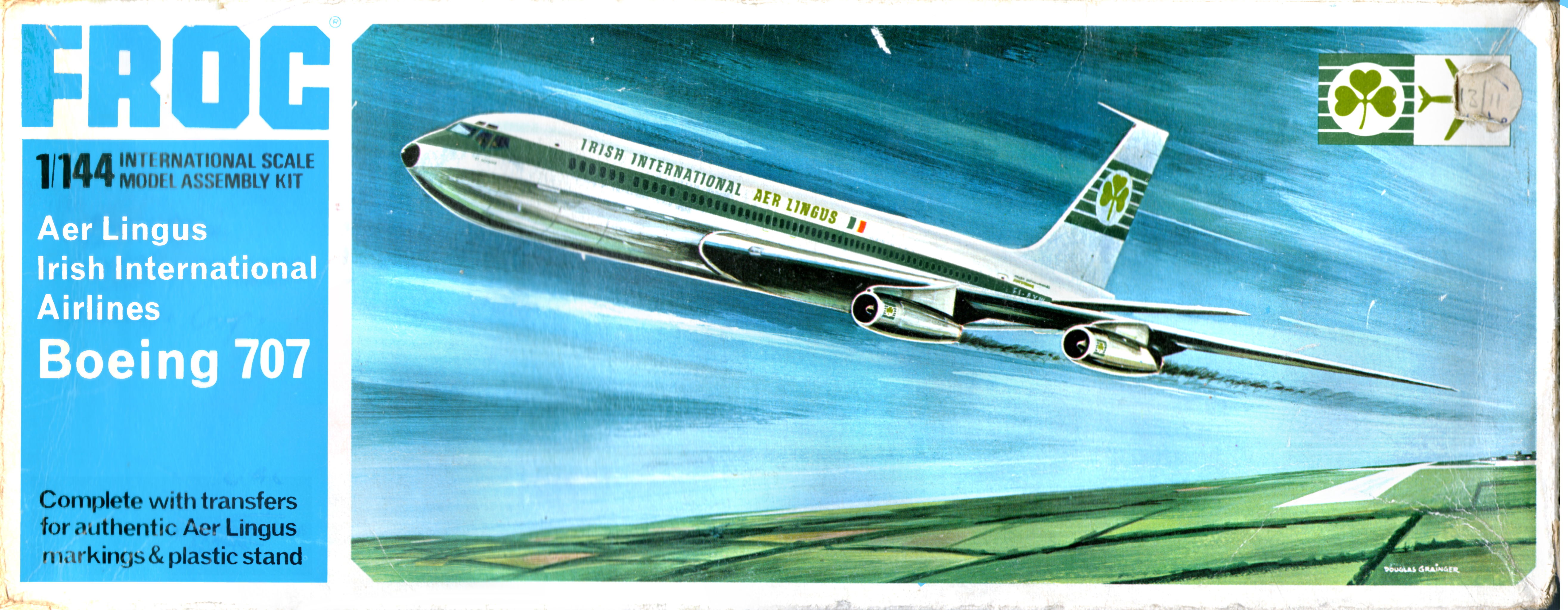 Коробка FROG F141 Boeing 707 Jet Airliner Aer Lingus